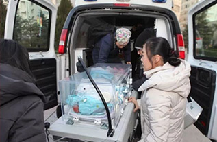 迁西县妇婴监护型护送